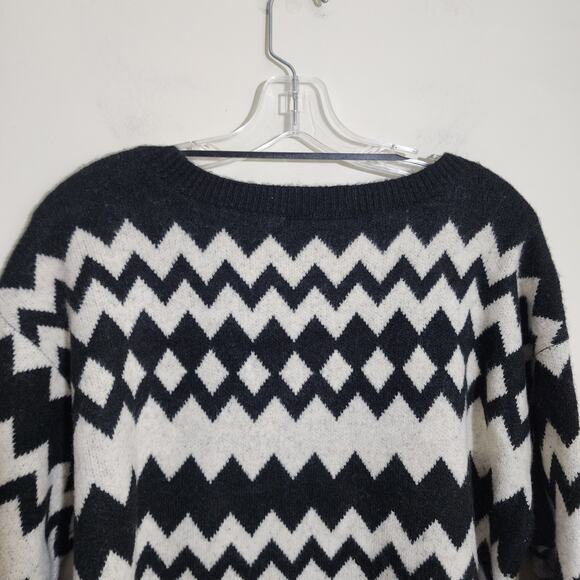 Lane Bryant NWT bracelet sleeve fair isle boatneck sweater woman's size 14/16 - Picture 10 of 15